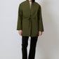 Cappotto in gabardine con tasche ampie