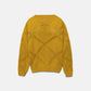 Maglione strutturato in maglia con girocollo