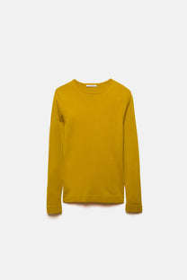 Maglione in maglia rasata girocollo