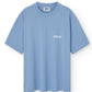 T-shirt basic oversize blu reale