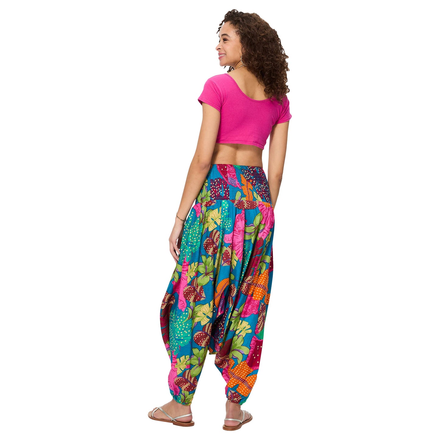 Pantaloni harem estivi 3 in 1 in cotone