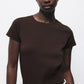 T-shirt basic in cotone a girocollo