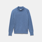 Maglione in Maglia Rasata con Collo Alto