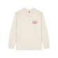 Maglietta a maniche lunghe Speed Shop oversize in cotone organico