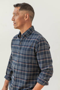 Camicia Sutton slim a quadri crepuscolo