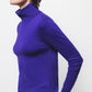 Maglione dolcevita a maglia liscia in viscosa
