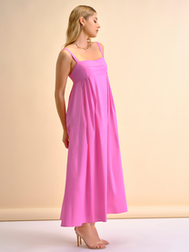 Abito midi in cotone stretch