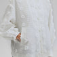 Bomber in pizzo floreale