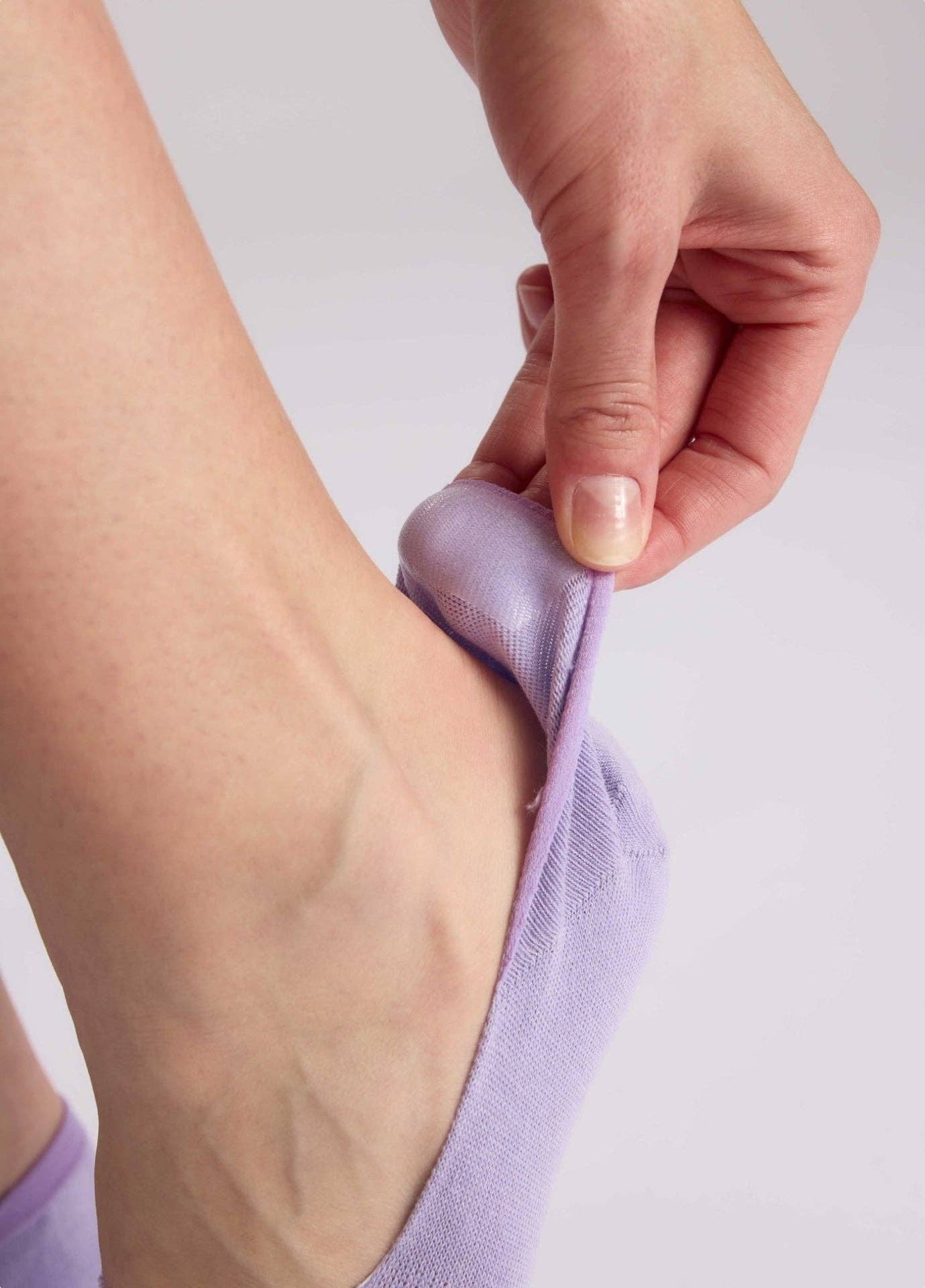 Calzini fantasmini unisex lavanda in cotone biologico