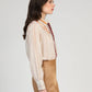 Camicia Sulyvan a righe in voile di cotone con ricami