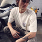 T-shirt Atlantico in cotone biologico con stampa