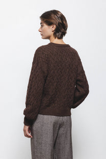 Maglione a maglia strutturata