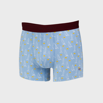 Boxer in cotone biologico con fantasia barche a vela