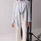 Blazer sartoriale grigio chiaro
