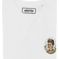 T-shirt unisex in cotone biologico con stampa ritratto Frida