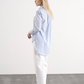 Camicia lunga in cotone elasticizzato