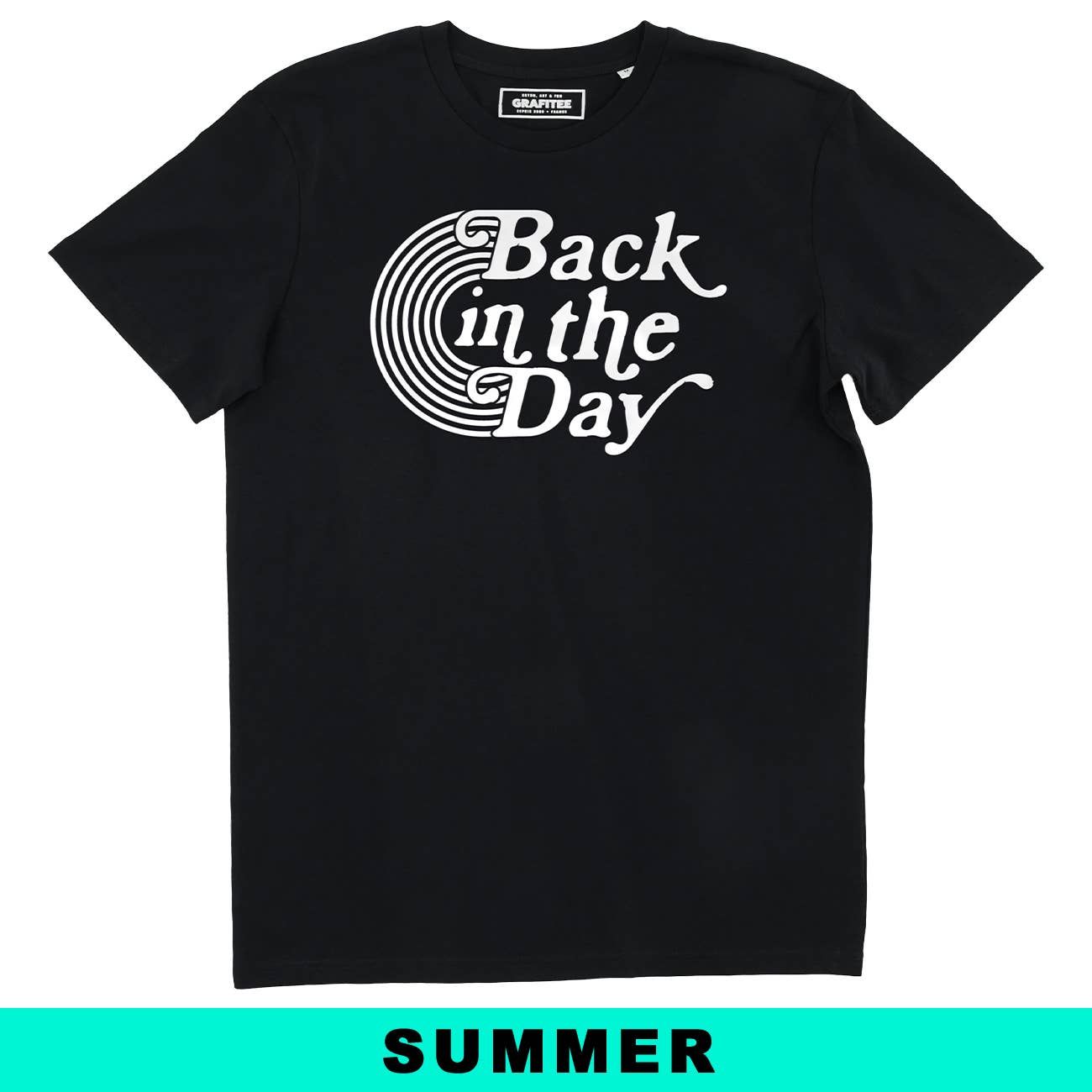 T-shirt vintage Back in the Day con stampa