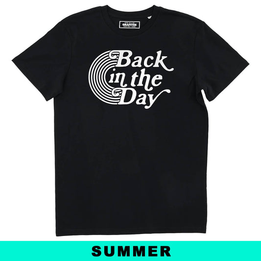 T-shirt vintage Back in the Day con stampa