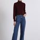 Top a collo alto in maglia morbida