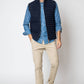 Gilet imbottito uomo Brunch blu marino
