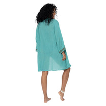 Kimono estivo midi con maniche a tre quarti