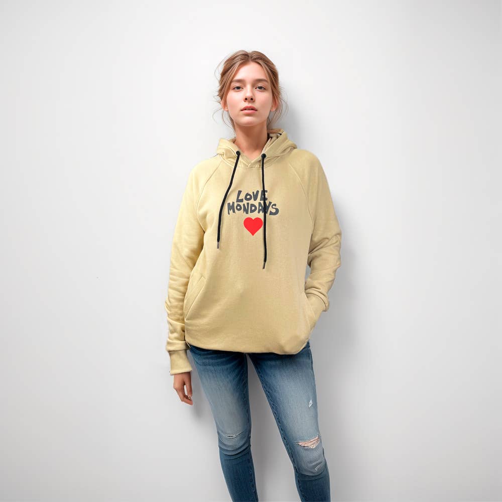Felpa con cappuccio unisex Love Mondays
