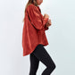 Leggings gessati elasticizzati