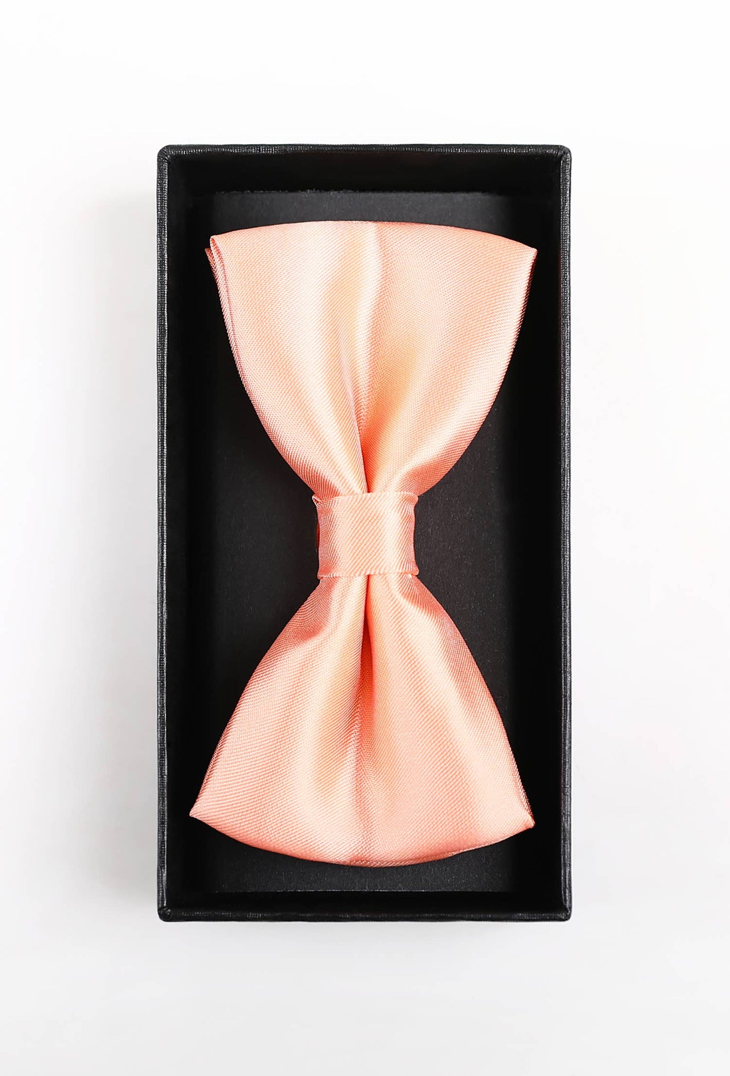 Set papillon e fazzoletto da taschino rosa salmone