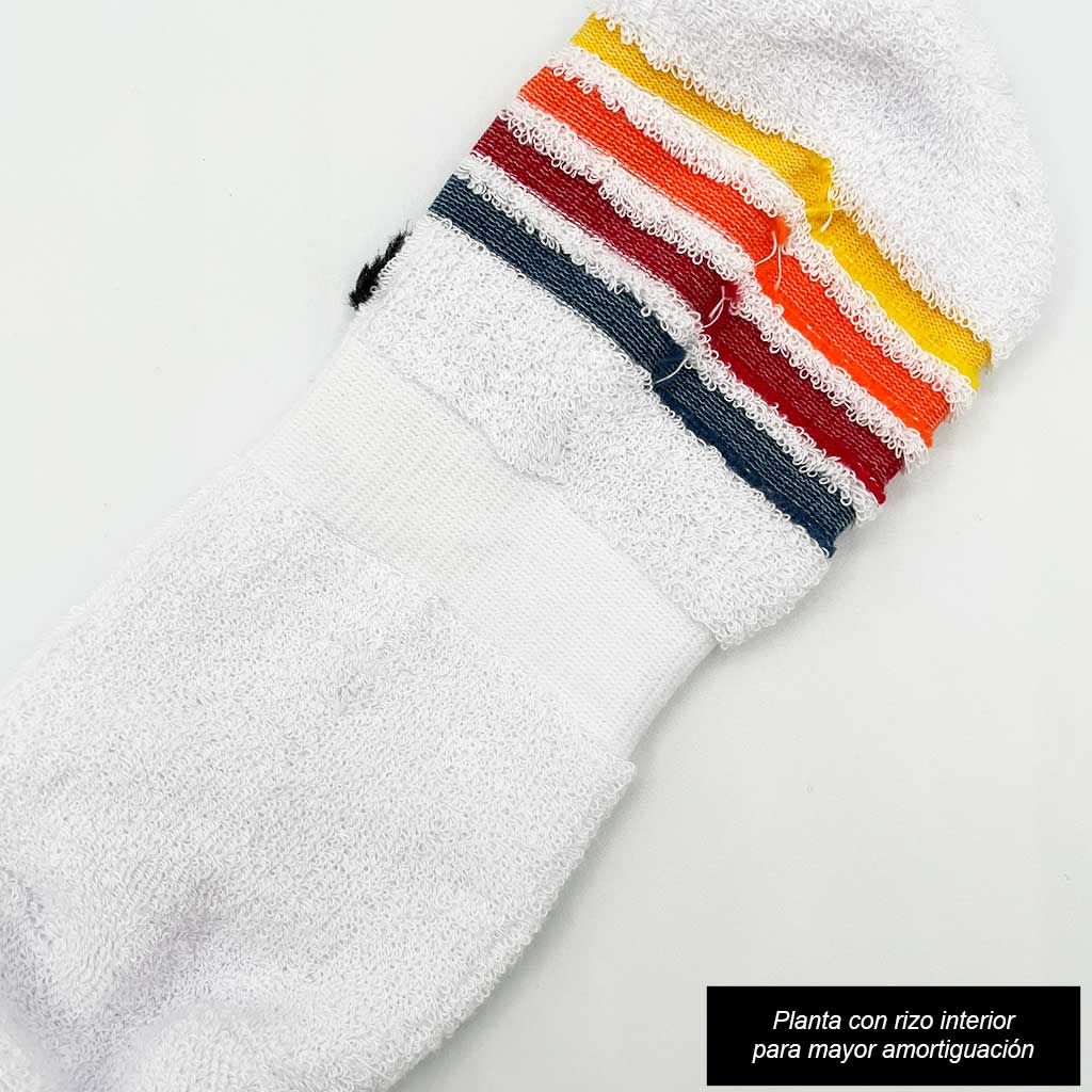 Calze Rainbow Loco Monky a righe arcobaleno