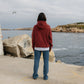 Felpa con cappuccio oversize Star Ruby in cotone biologico