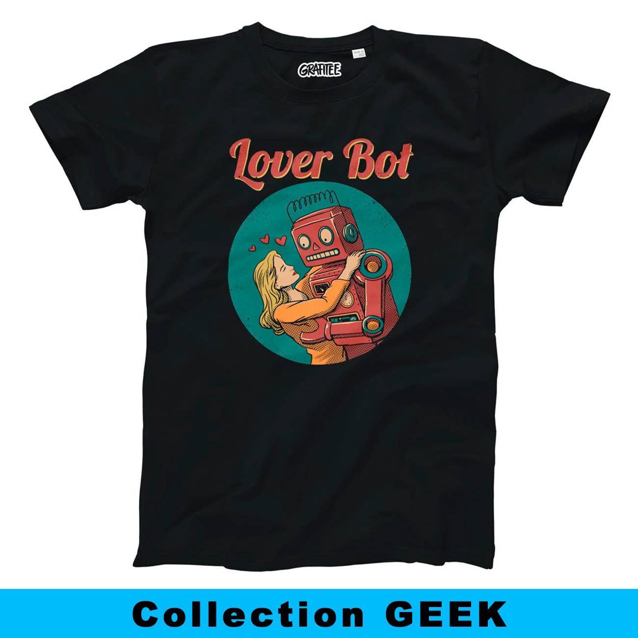 T-shirt unisex Lover Bot in cotone biologico