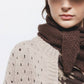 Cardigan in Maglia Strutturata Traforata