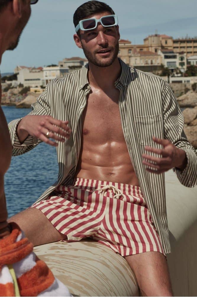 Costume da bagno Pirate a righe rosse