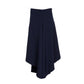 Pantaloni culotte midi a gamba ampia