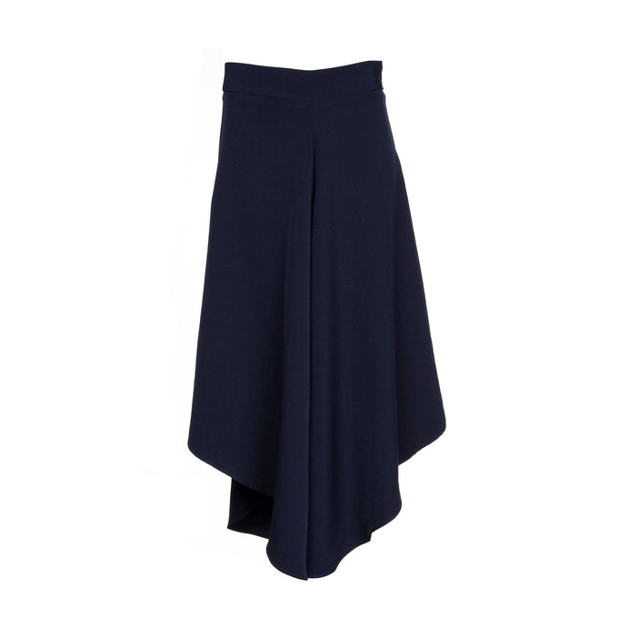 Pantaloni culotte midi a gamba ampia