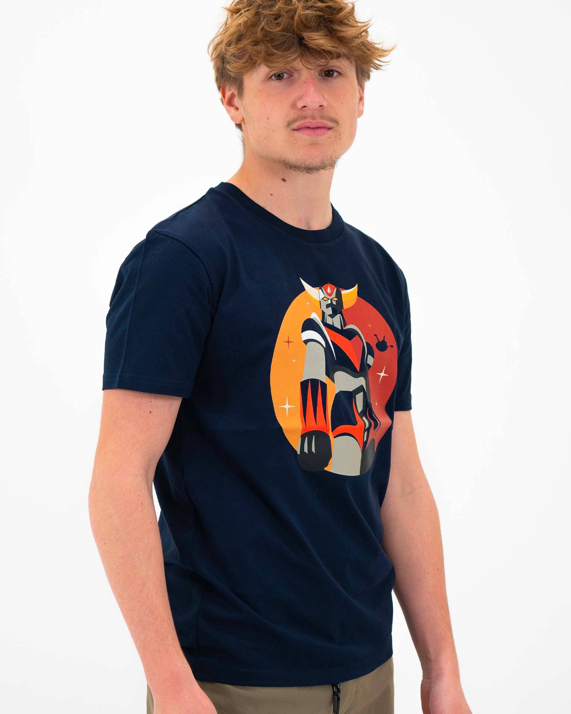 T-shirt unisex Goldrake con stampa robot
