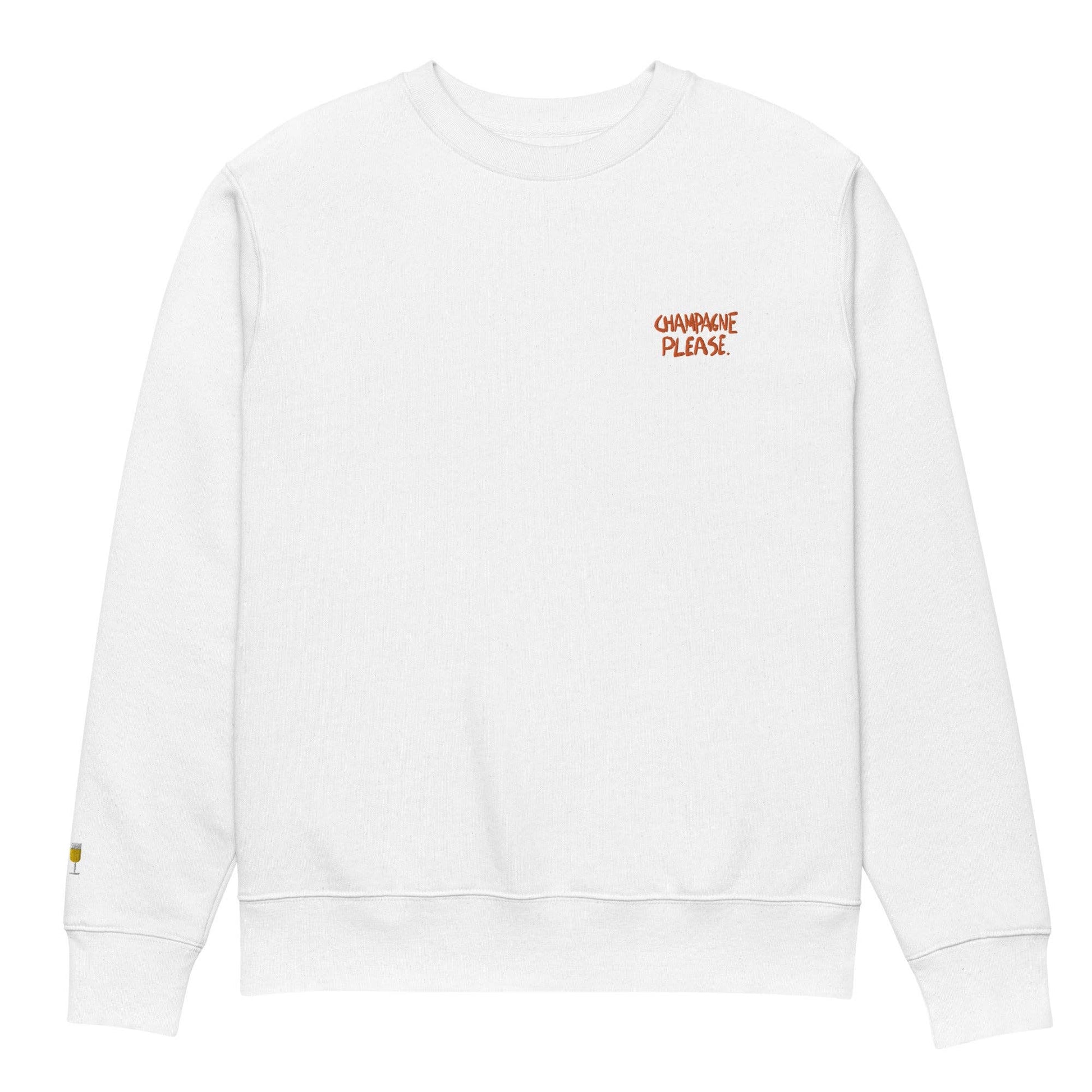 Felpa biologica unisex “Champagne Please”