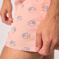 Boxer in cotone biologico con fantasia piranha Billychill