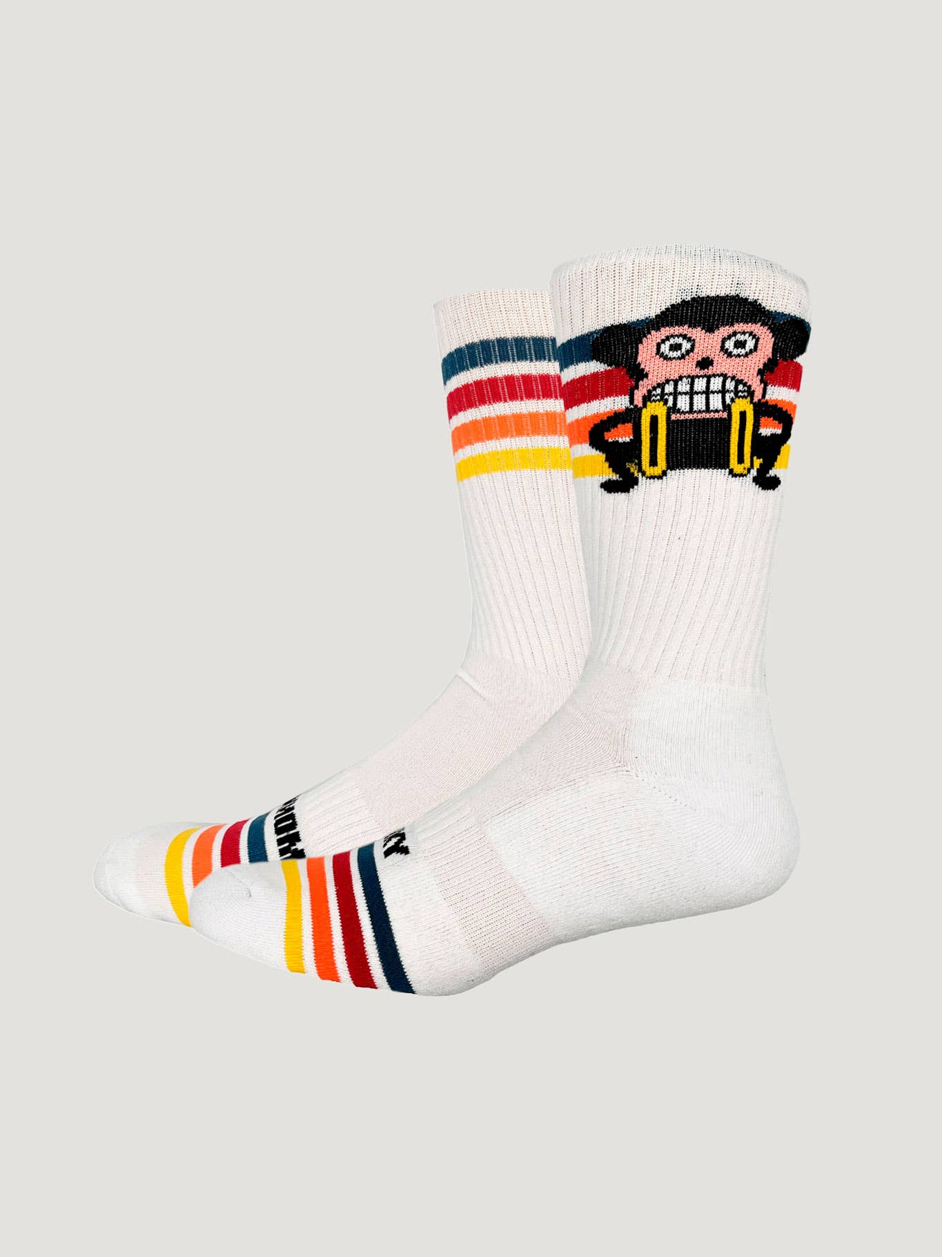 Calze Rainbow Loco Monky a righe arcobaleno