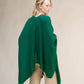 Maxi mantella in misto cashmere