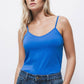 Top basic con scollo a V e spalline sottili