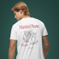 T-shirt biologica unisex Martini Please