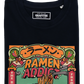 T-shirt unisex Ramen Addict con stampa noodles giapponesi