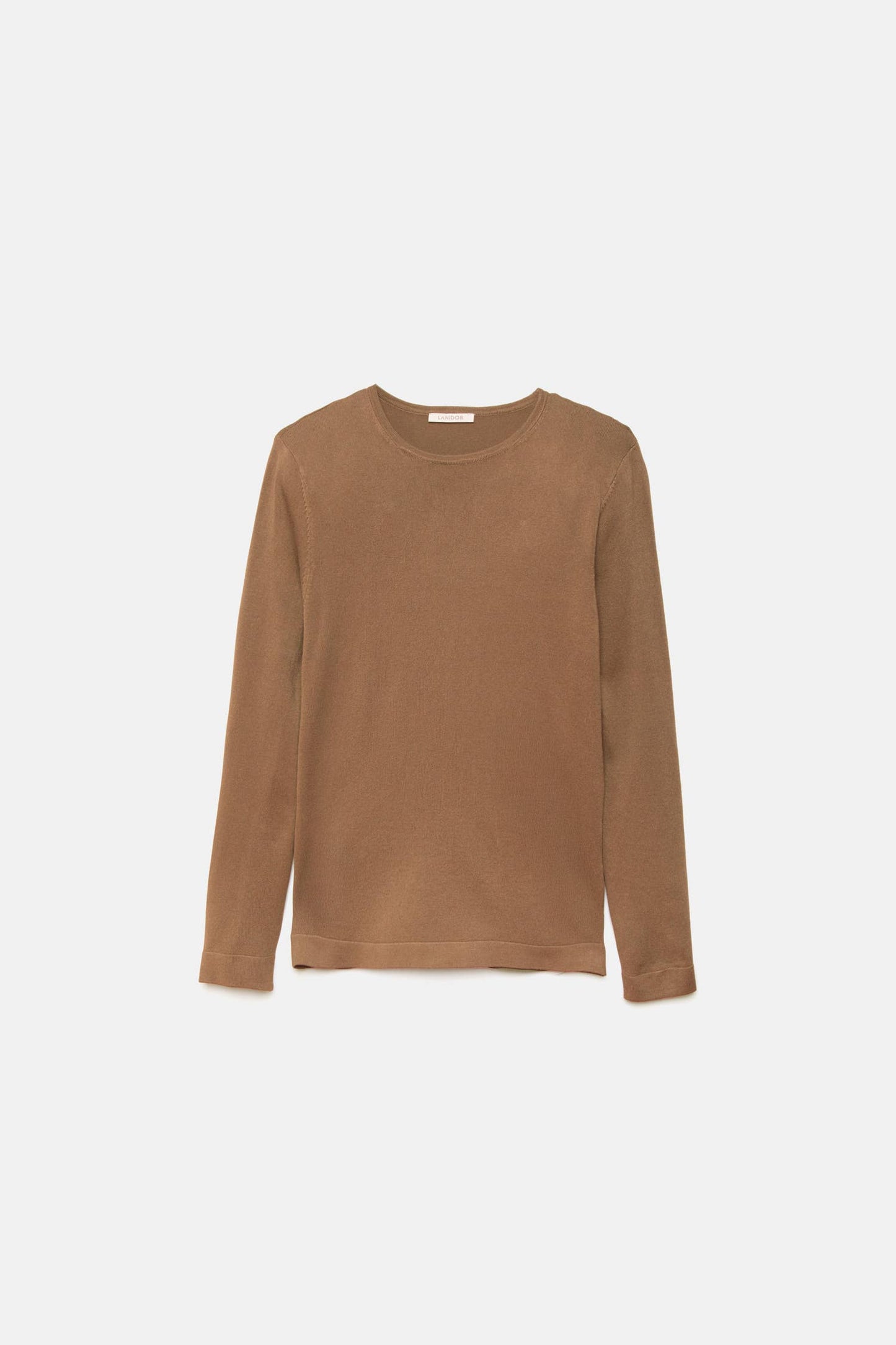 Maglione in maglia rasata girocollo