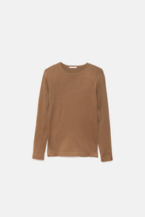 Maglione in maglia rasata girocollo