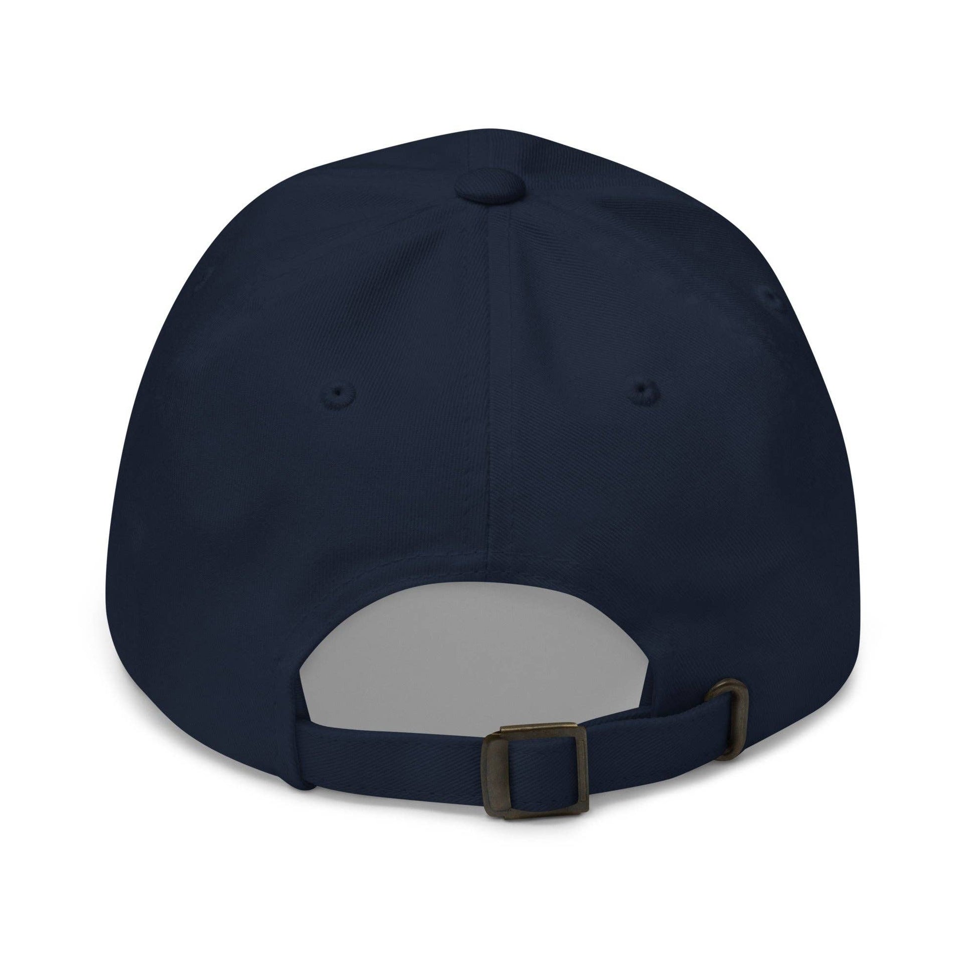 Cappellino Dad Hat in cotone con ricamo “More Espresso Less Depresso”