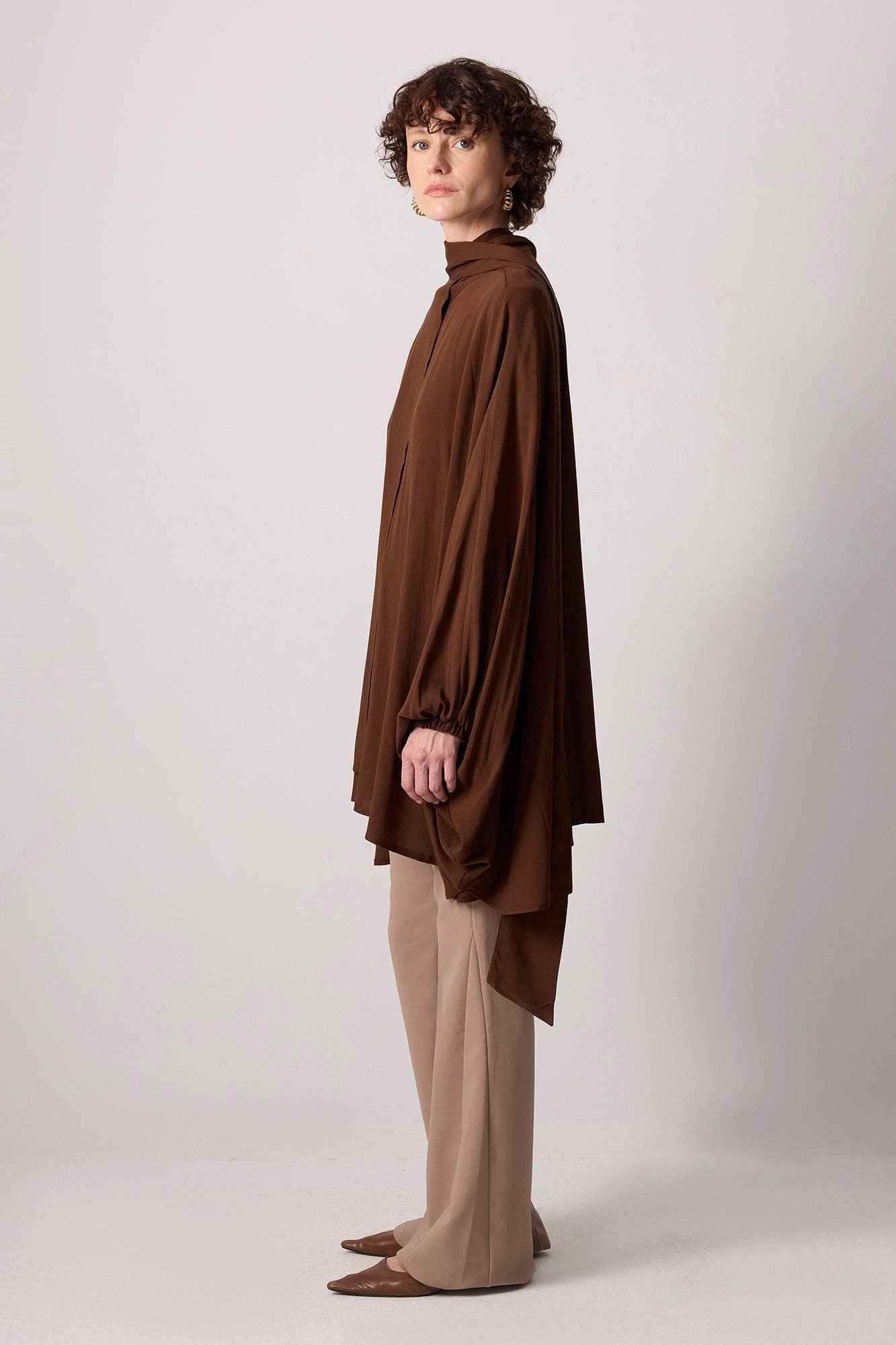 Kimono fluido in viscosa