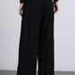 Pantaloni palazzo con pinces e vita elastica