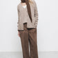 Cardigan in maglia strutturata con scollo a V