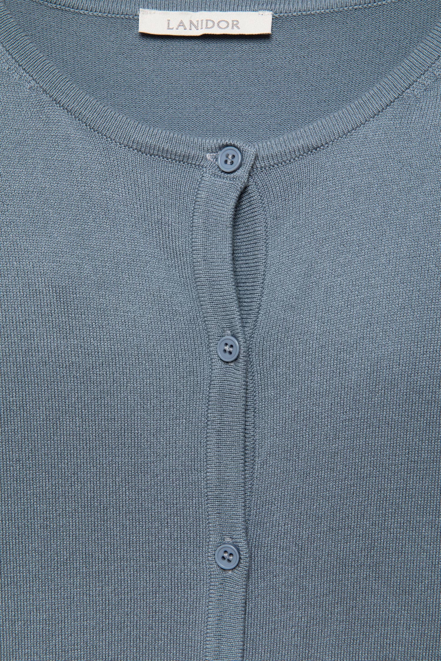 Cardigan in maglia rasata con bottoni